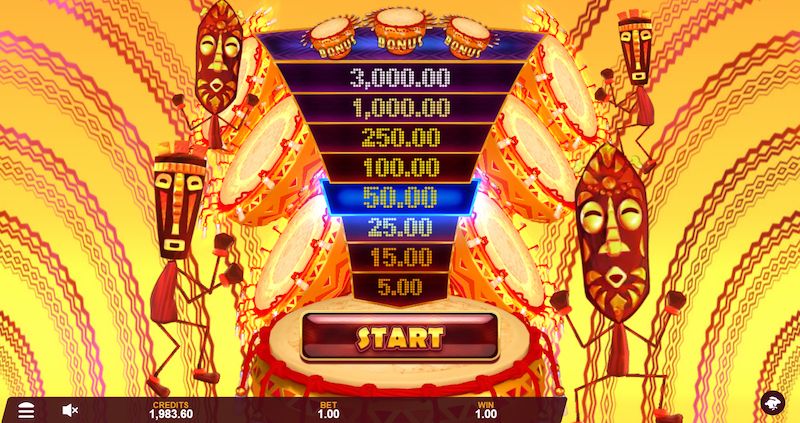 12_masks_of_fire_drums_slot_game