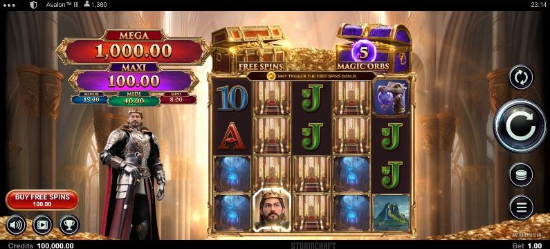 Avalon III slot