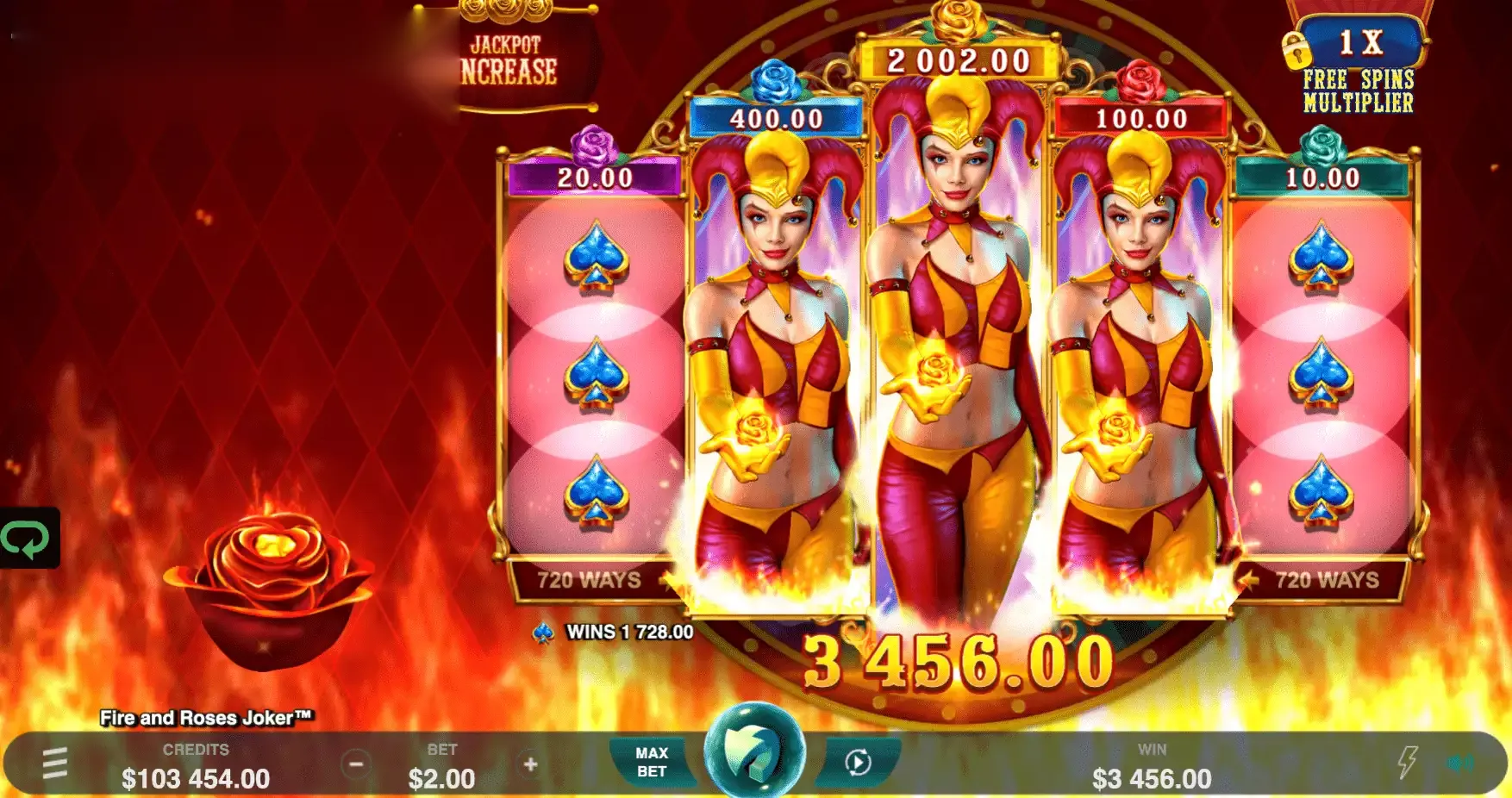 Fire and Roses Joker slot