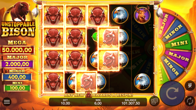 Unstoppable Bison slot main