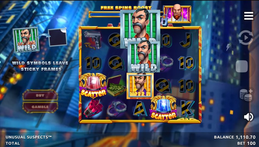 Unusual Suspects slot game